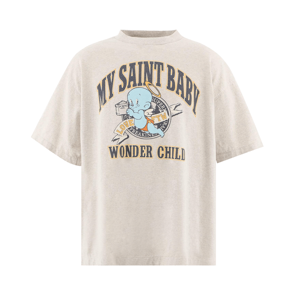 Buy SAINT Mxxxxxx Saint Baby Short-Sleeve Tee 'Grey' - SM HR1 0000