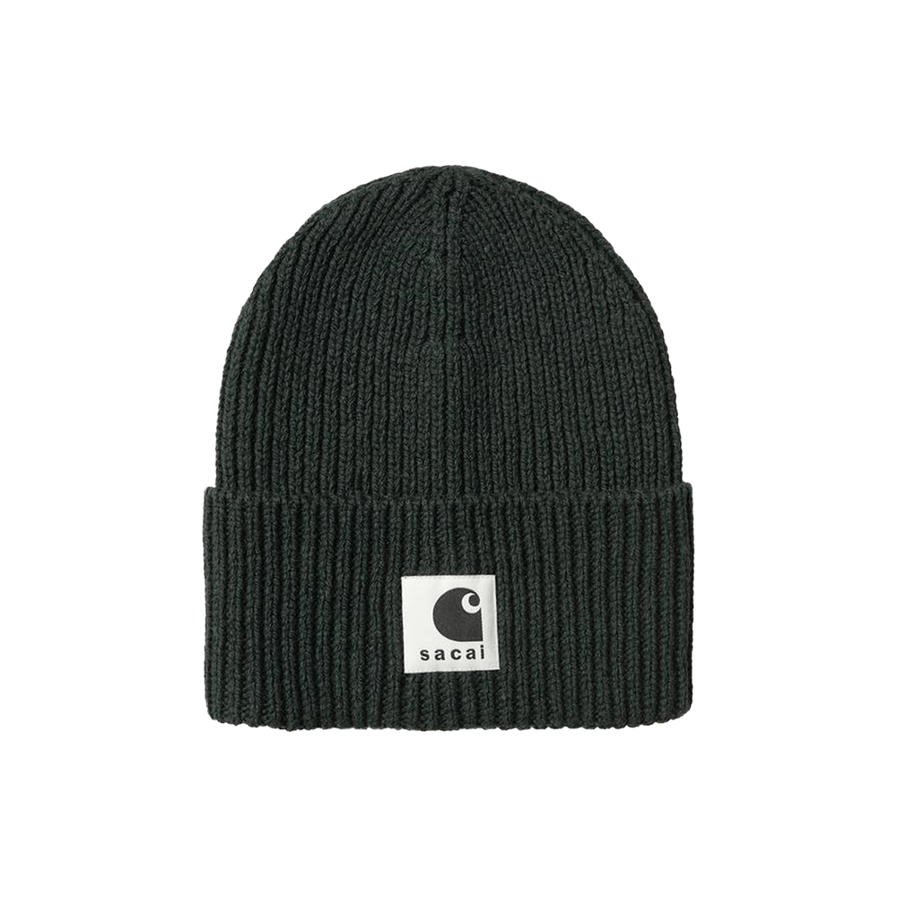 Buy Sacai x Carhartt WIP Wool Knit Beanie 'Green' - 25 00997S 551