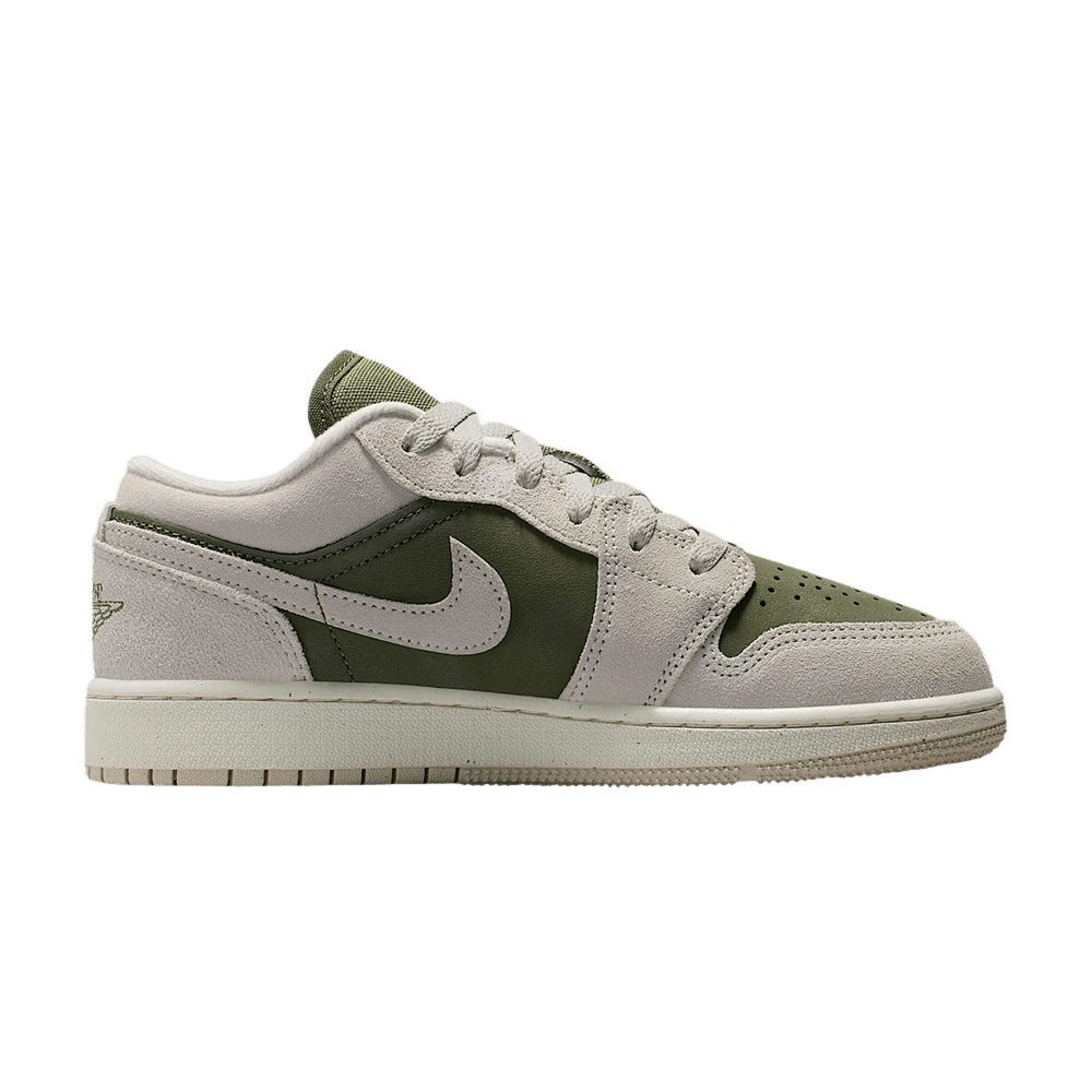 Air Jordan 1 Low SE Gs 'medium Olive Sail'