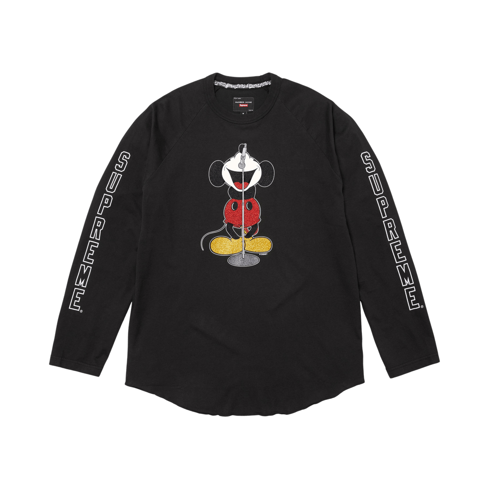 Buy Supreme x Number (N)Ine x Mickey Mouse Raglan Long-Sleeve Top