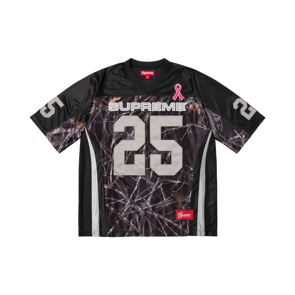 Supreme Breast Cancer Awareness Football Jersey 'Black'