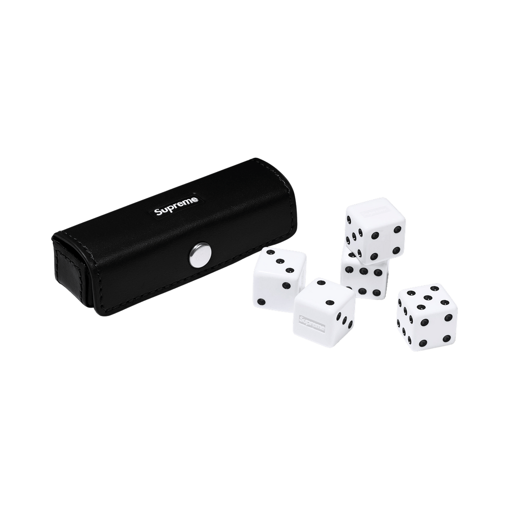 Buy Supreme Leather Dice Set 'Black' - FW25B22 BLACK | GOAT