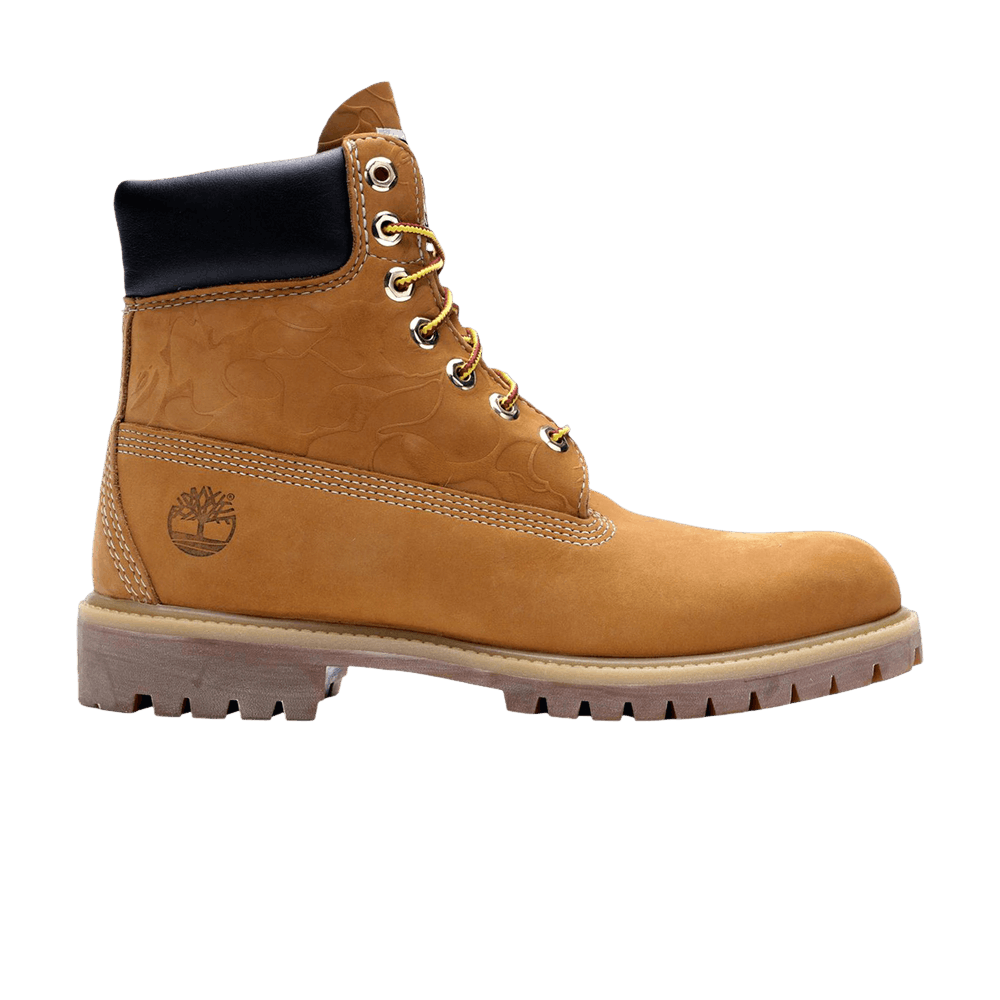 A Bathing Ape X Undefeated X Timberland 6 Inch Wide Wheat