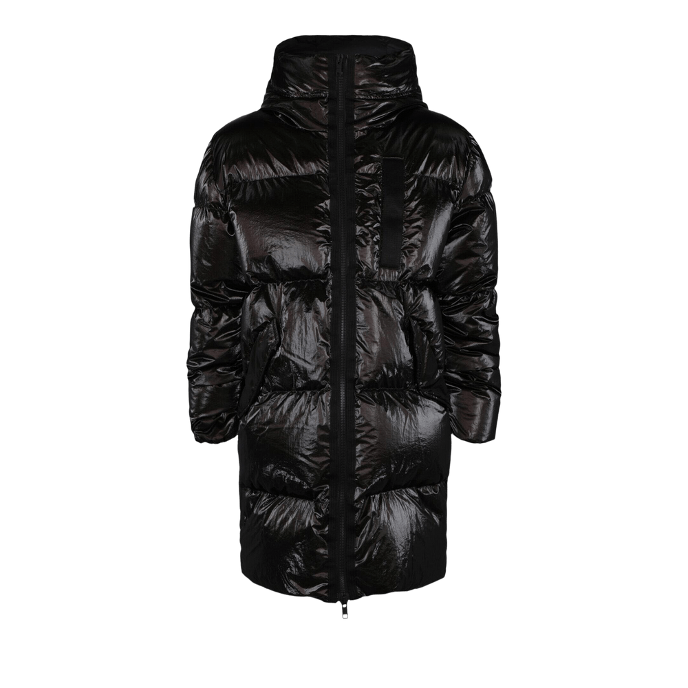 Buy Givenchy Metallic Long Puffer Jacket 'Black' - BM013X14XP 001
