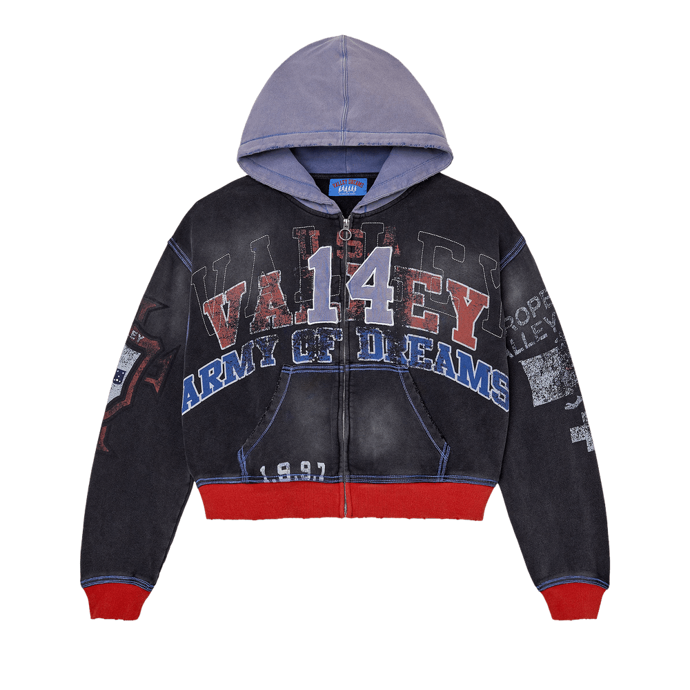 Buy Vale Forever Big 14 Zip Up 'Black' - VALE 10 007 BZU BK | GOAT
