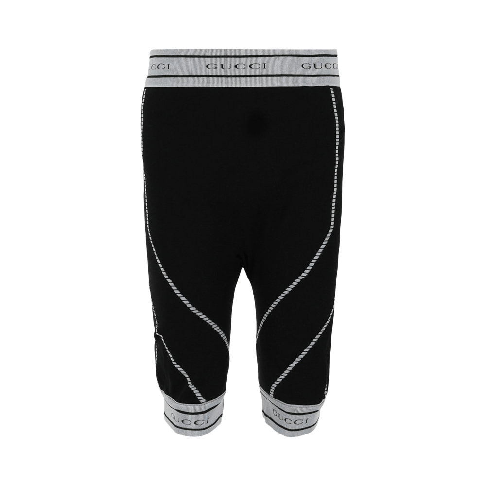 Buy Gucci Jacquard Tubular Jersey Shorts 'Black' - 702557 XJEHG