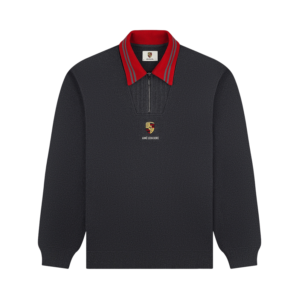 Aimé Leon Dore X Porsche Jacquard Collar Quarter Zip Pullover