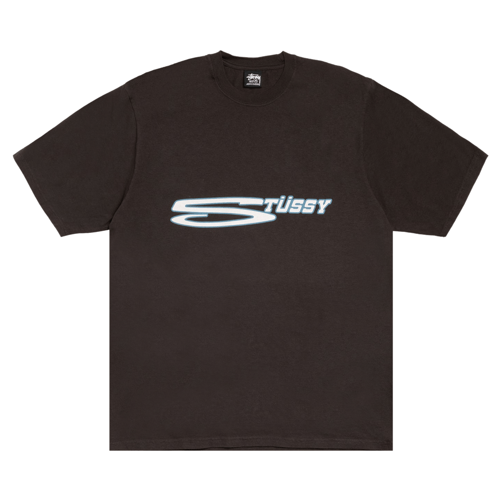 Buy Stussy Stretch Tee Pigment Dyed 'Faded Black' - 1905145 FADE