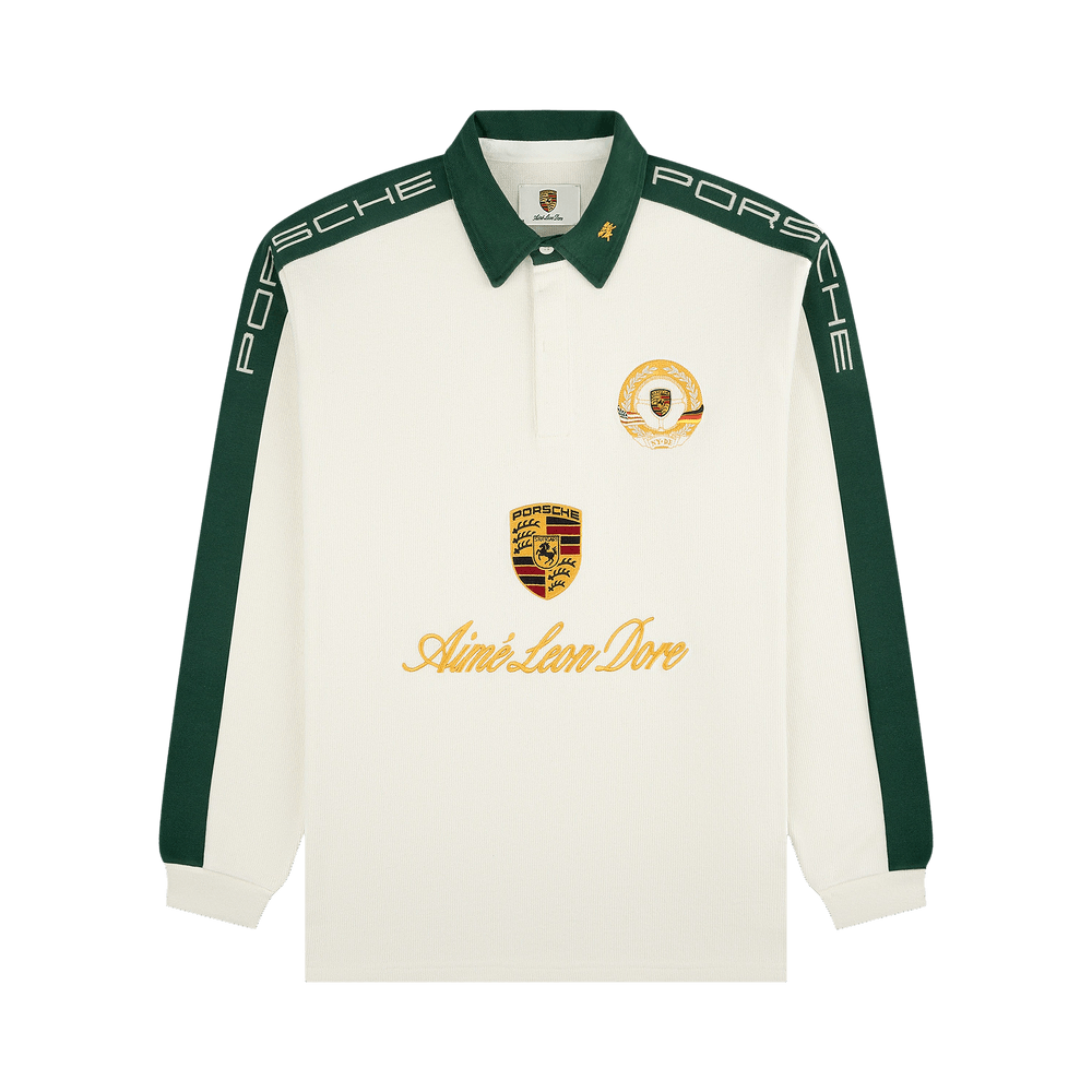 Buy Aimé Leon Dore x Porsche Crest Rugby 'Pristine' - FW25CT044