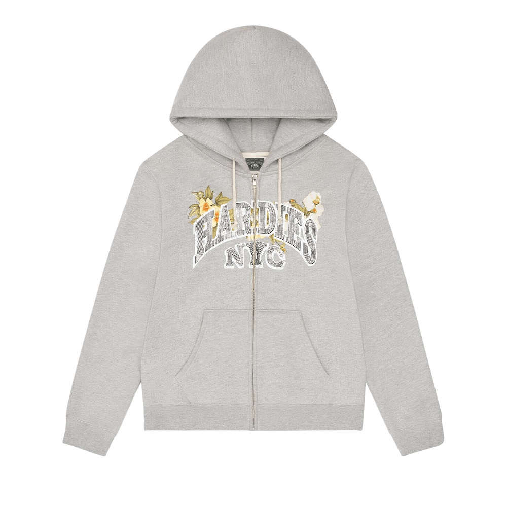 Buy Denim Tears x Hardies Tears Zip Hoodie 'Grey