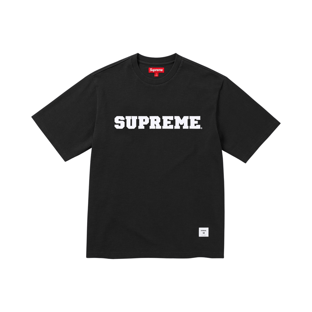 Buy Supreme Collegiate Appliqué Short-Sleeve Top 'Black