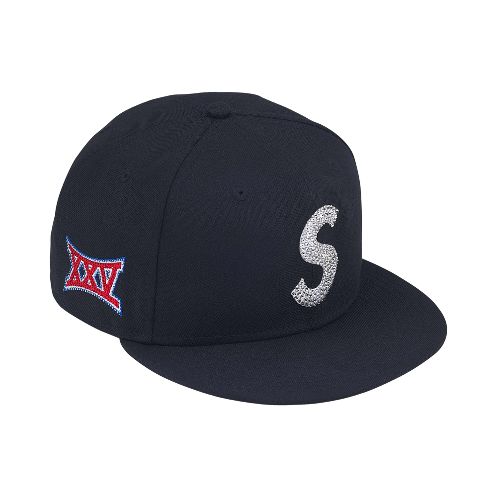 Buy Supreme Swarovski S Logo New Era 'Navy' - FW25H2 NAVY | GOAT