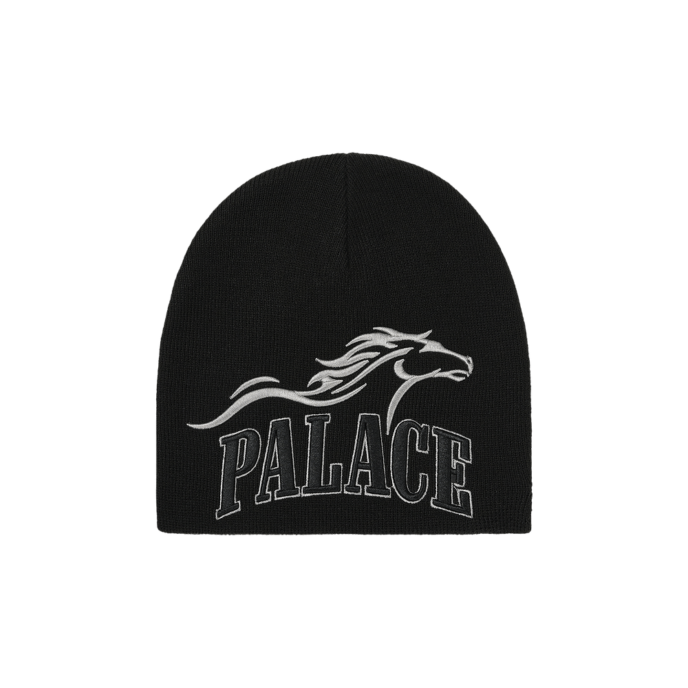 Buy Palace Horsepower Nein Cuff Beanie 'Black' - P29BN054 | GOAT