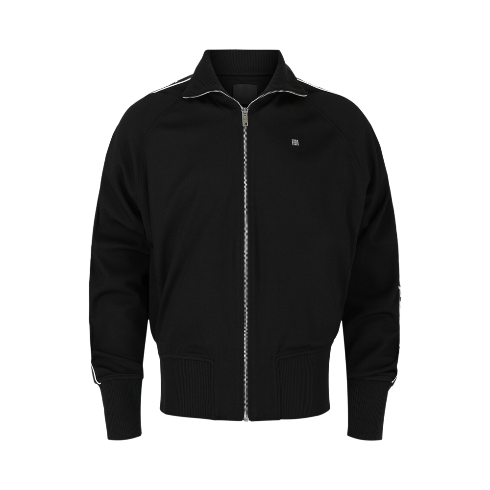 Buy Givenchy Logo Tape Zipped Jacket 'Black' - BMJ0MG 30Q6 001 | GOAT