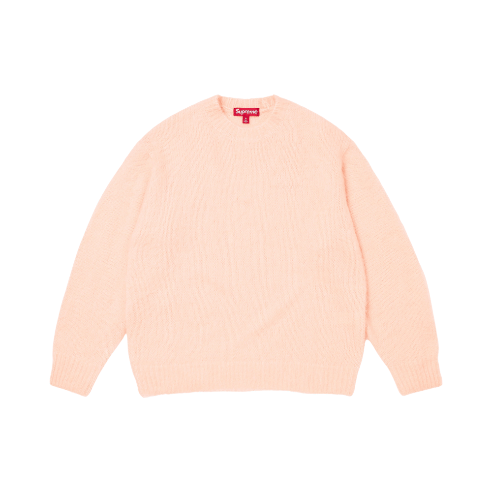Buy Supreme Brushed Mohair Sweater 'Light Pink' - FW25SK13 LIGHT