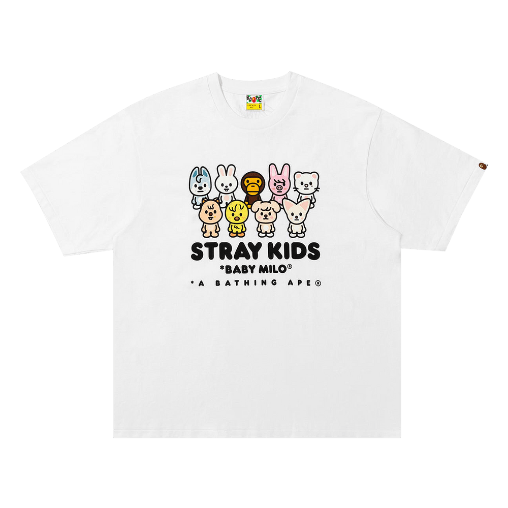 Buy BAPE x Stray Kids Baby Milo with Skzoo Family Relaxed Fit Tee