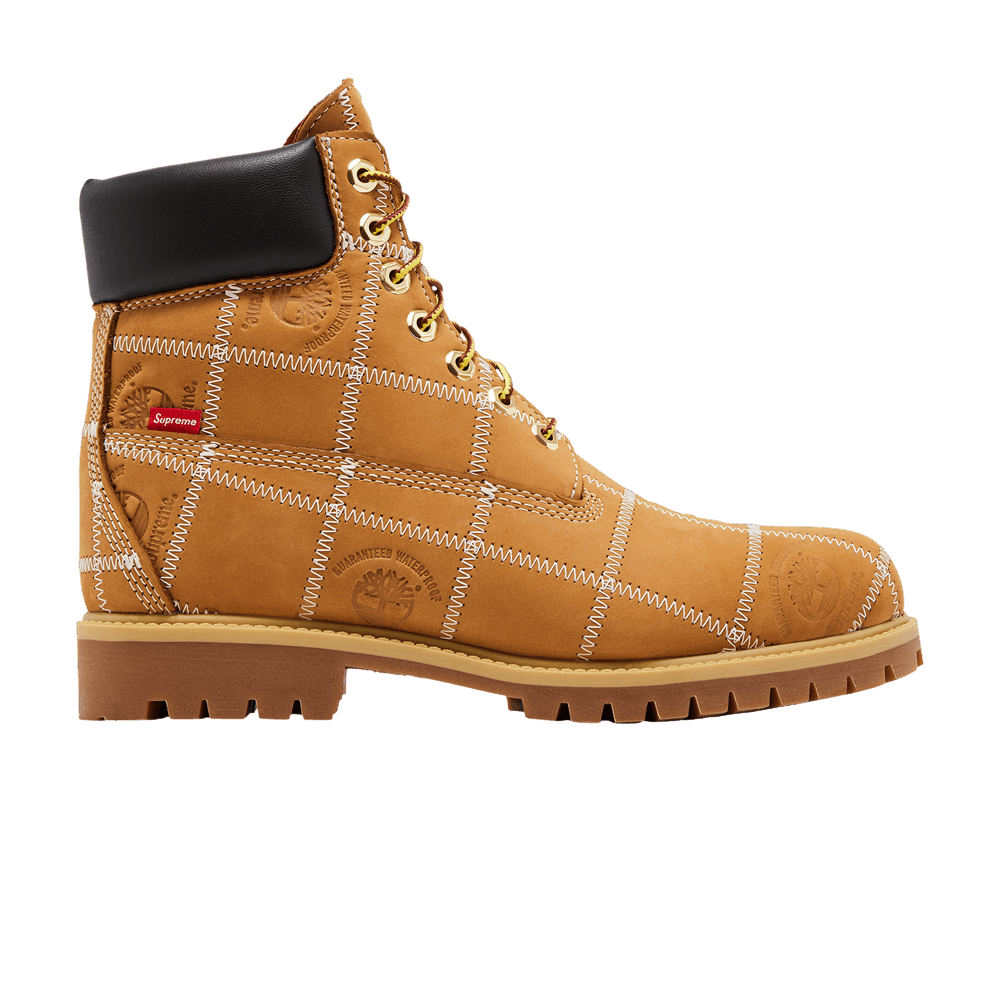 Buy Supreme x Timberland 6 Inch Premium Waterproof Boot 'Patchwork Buy Supreme x Timberland 6 Inch Premium Waterproof Boot 'Patchwork