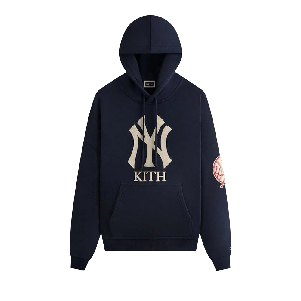 KITH ニューヨーク・ヤンキース パーカー ネイビー Buy Kith x New York Yankees Plush Fleece Cropped Braxton Hoodie