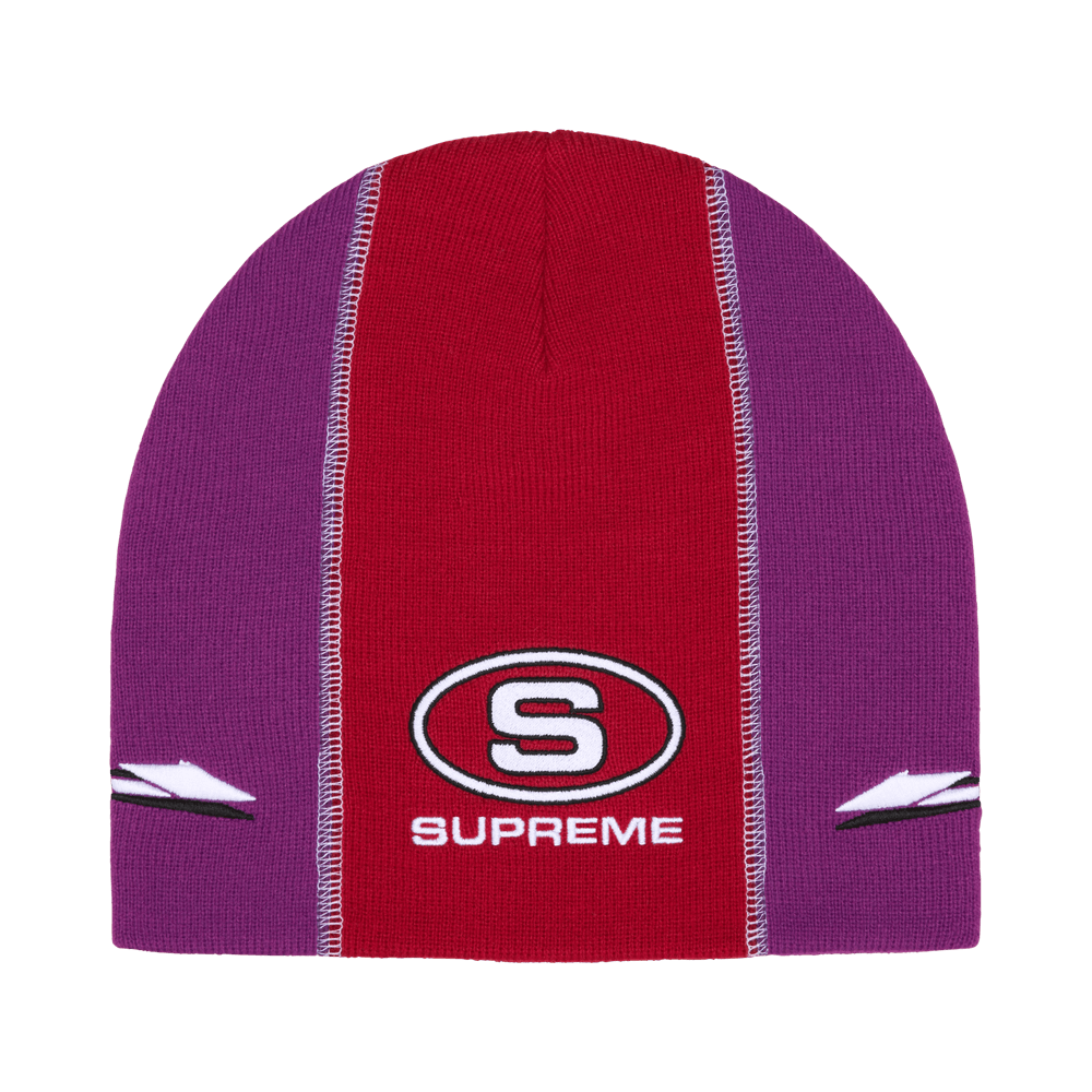Buy Supreme Racing Panel Beanie 'Red' - FW25BN57 RED | GOAT