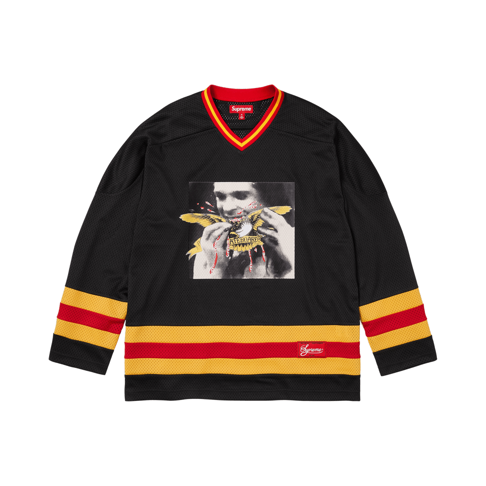 Buy Supreme x Antihero Ozzy Hockey Jersey 'Black' - FW25KN87 BLACK