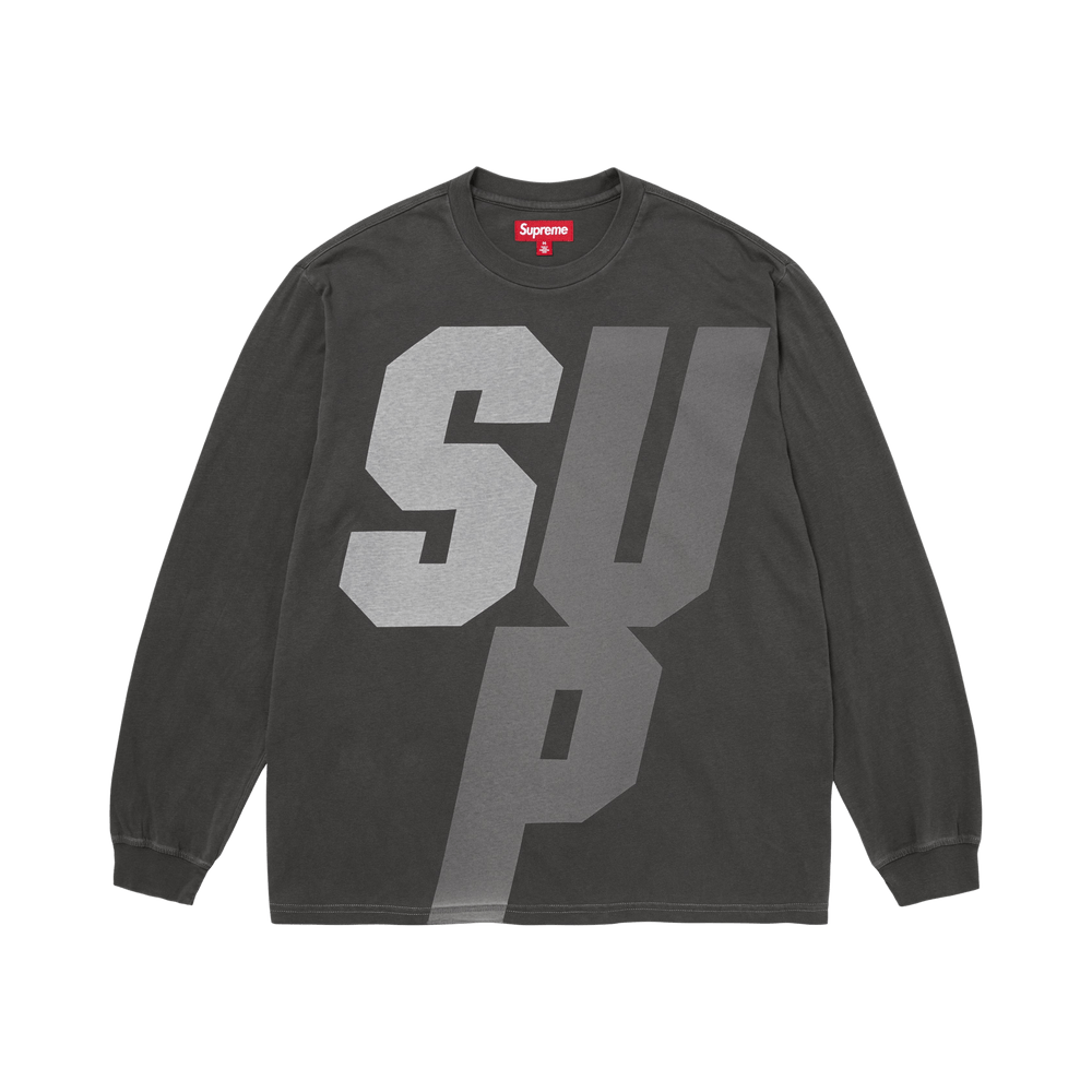 Buy Supreme Reflective Long-Sleeve Top 'Black' - FW25KN71 BLACK | GOAT