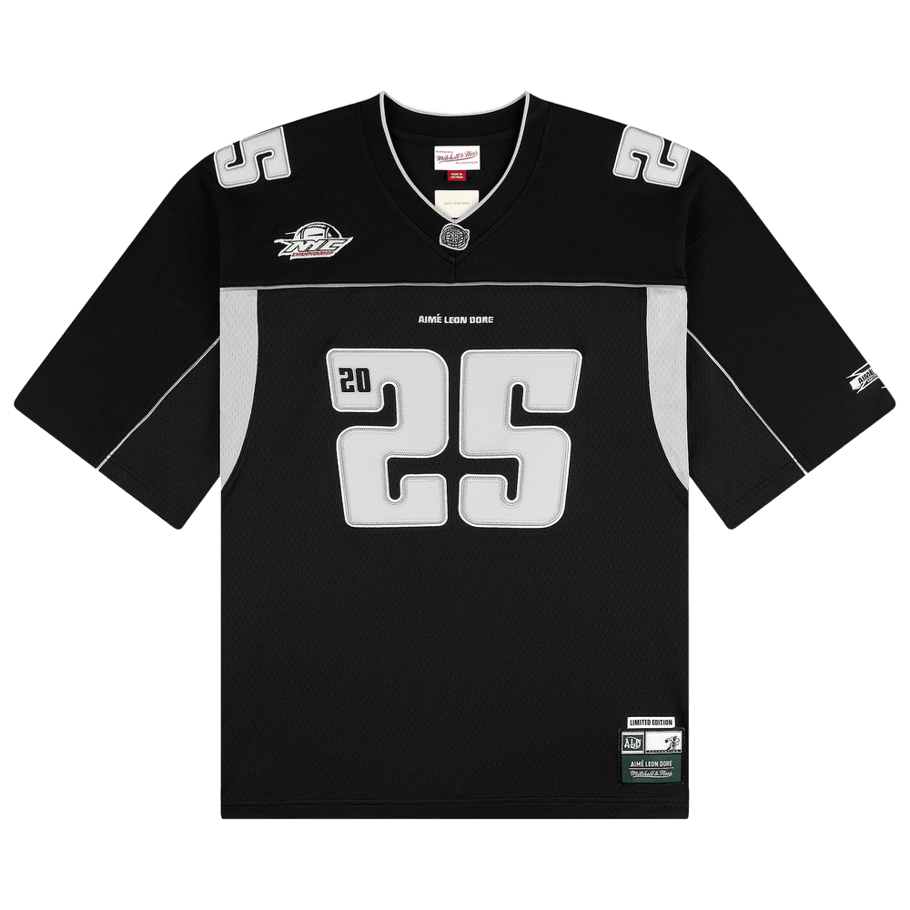 Buy Aimé Leon Dore Ald x Mitchell & Ness Football Jersey 'Black