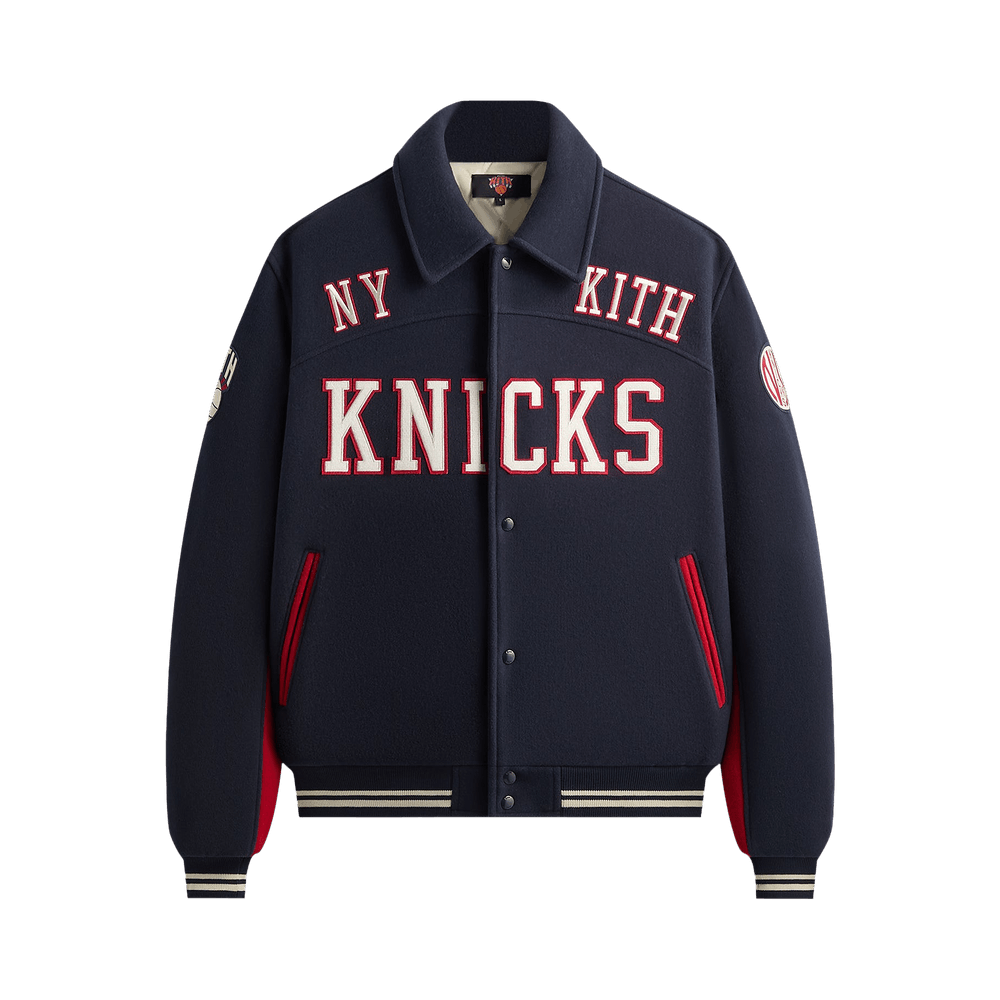 KITH MADISON JACKET ARGON 【XL】2021SS Buy Kith For The New York Knicks Madison Square Garden Wool
