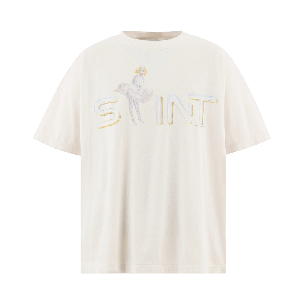 Buy SAINT Mxxxxxx x Sorayama Lovers Short-Sleeve Tee 'White' - SM