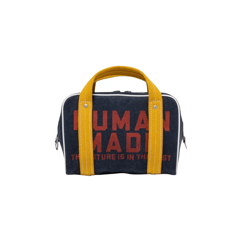 Buy Human Made Canvas Boston Bag Small 'Navy' - HM30GD056 NAVY | GOAT