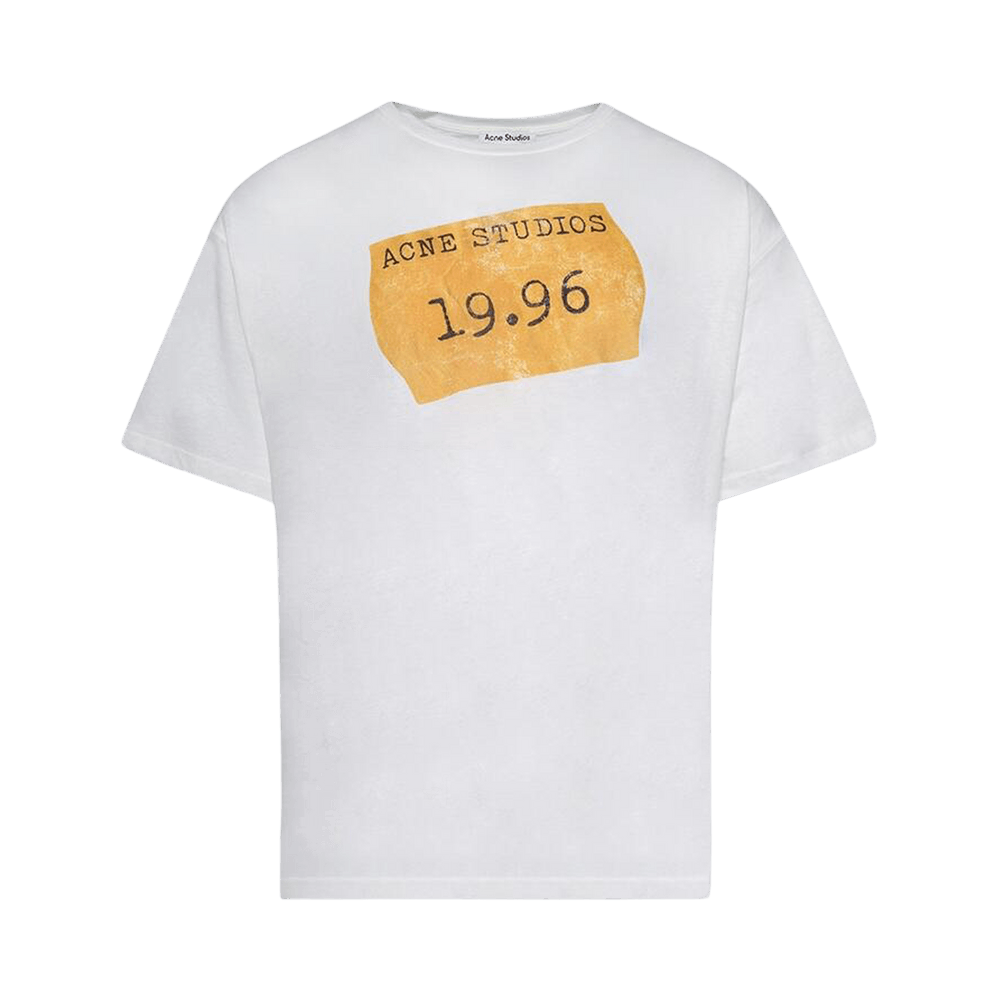 Buy Acne Studios Printed T-Shirt 'Optic White' - CL0355 183 OPTI