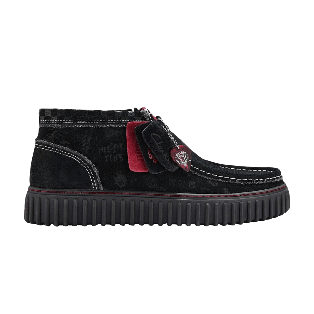 Stranger Things X Clarks Torhill Hi Hellfire Club - Black