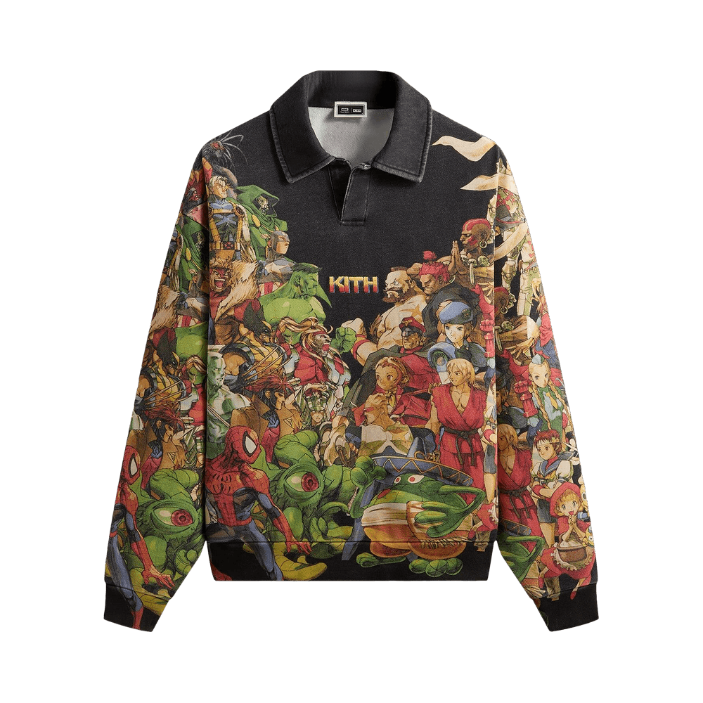 Buy Kith x Marvel vs. Capcom Age Of Heroes Nelson Fleece Rugby