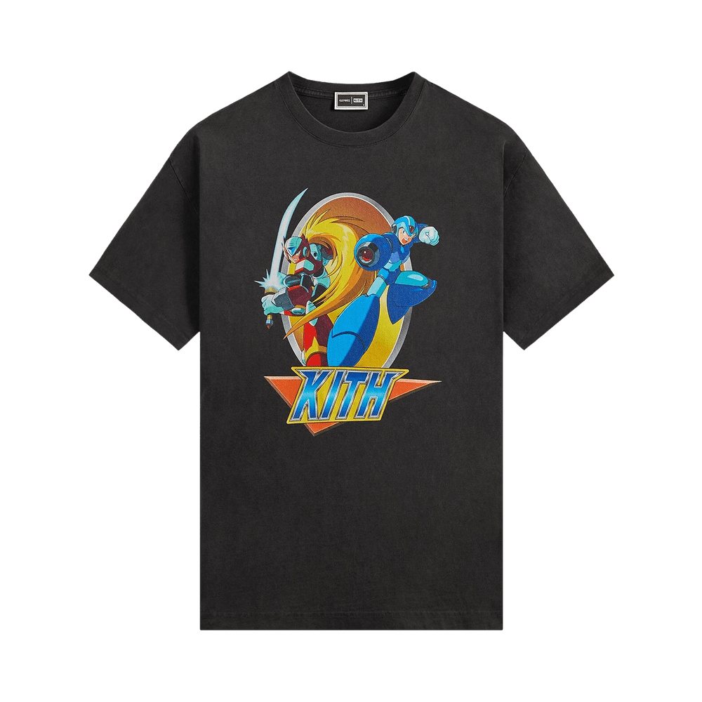 Buy Kith x Capcom Mega Man Vintage Tee 'Black' - KHM034319 001 | GOAT