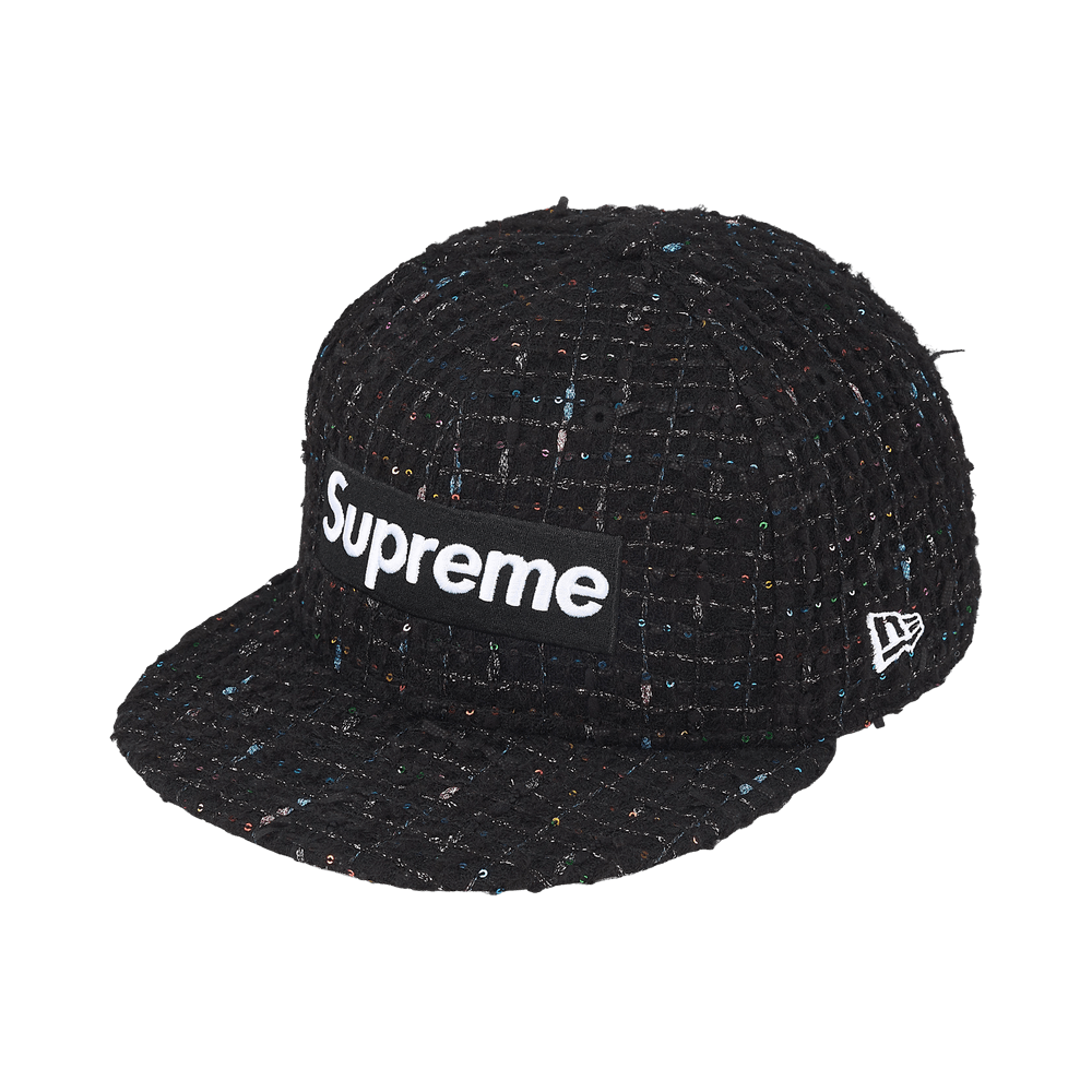 Buy Supreme Bouclé Box Logo New Era 'Black' - 00052 1FW2507SBBLNE