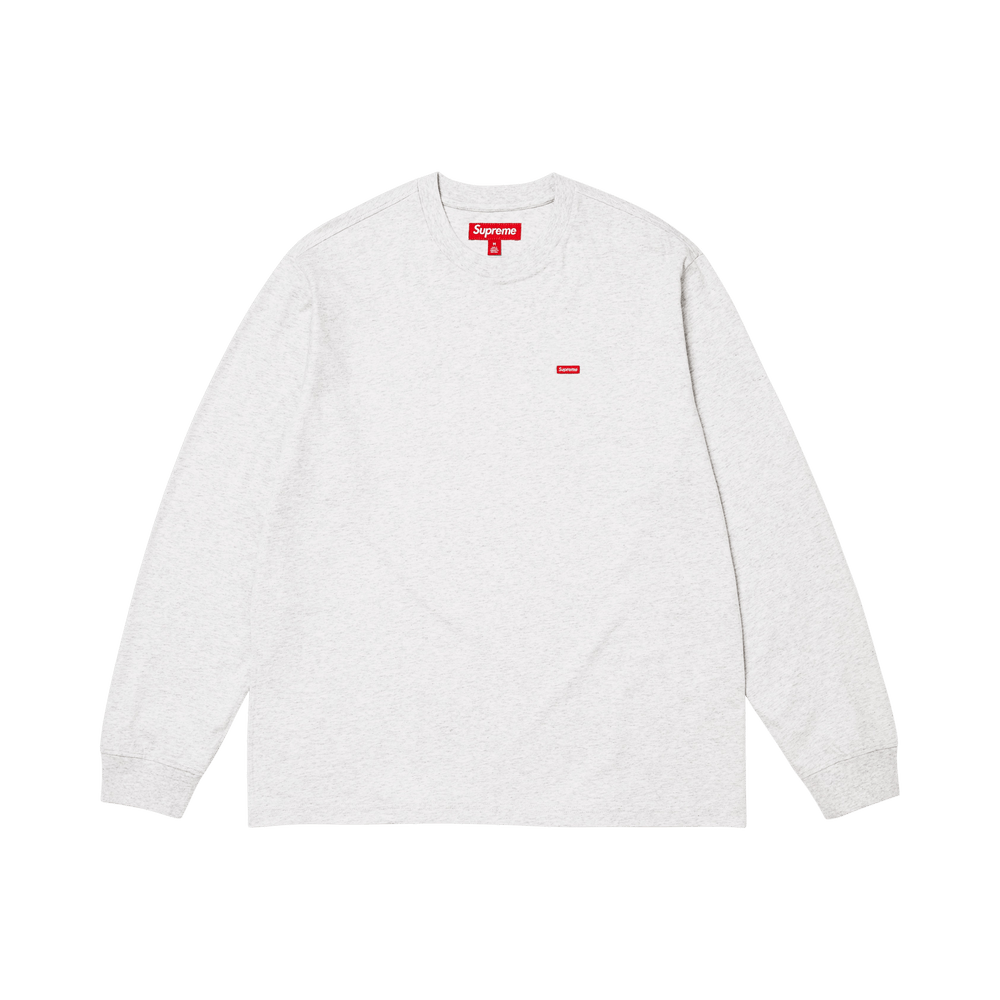 トップス Supreme Small Box L/S Tee Ash Grey Buy Supreme Small Box Long-Sleeve Tee 'Ash Grey' - FW25KN6 ASH