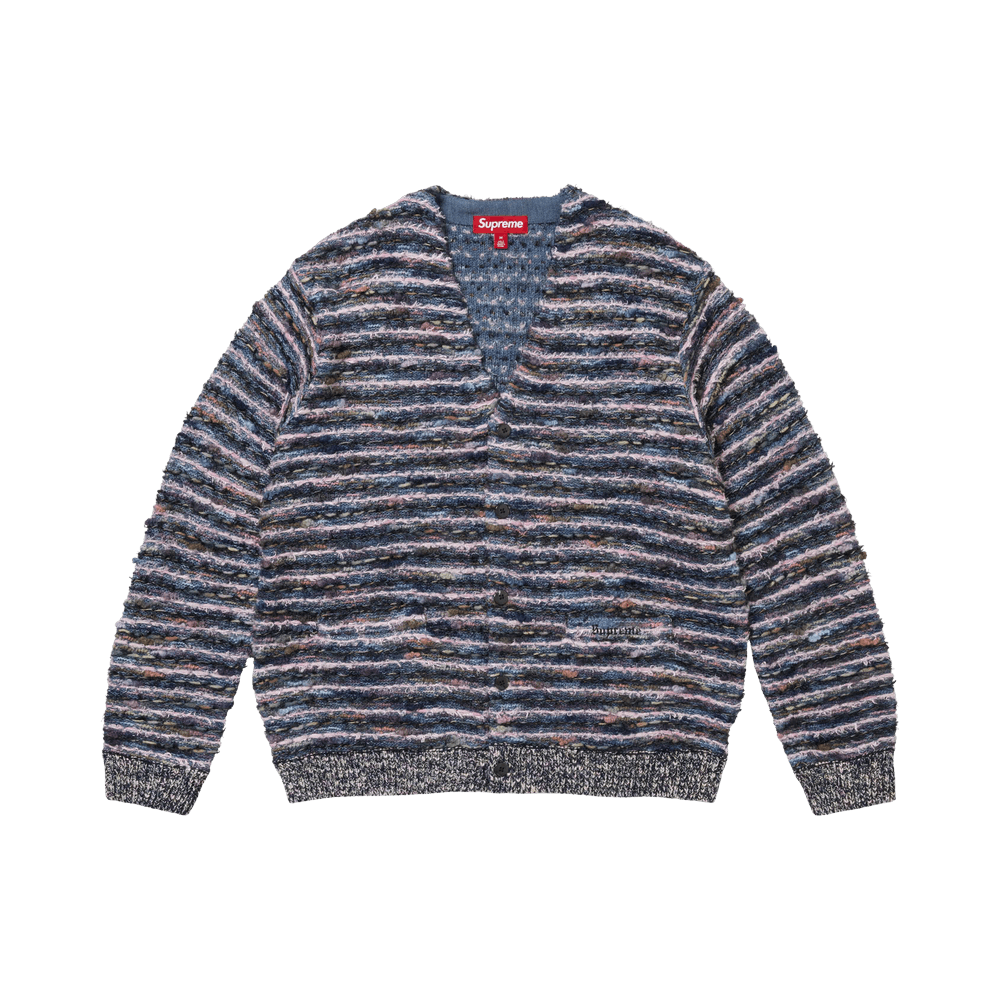 Buy Supreme Textured Cardigan 'Navy' - FW25SK18 NAVY | GOAT CA