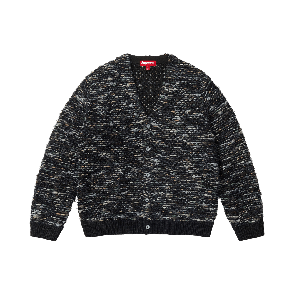 Buy Supreme Textured Cardigan 'Black' - FW25SK18 BLACK | GOAT