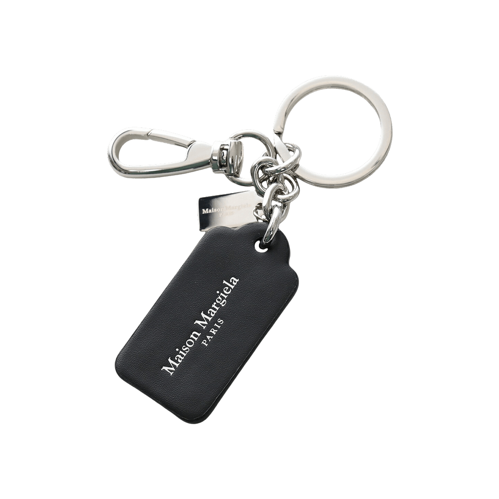 Maison Margiela SATURDAY キーホルダー Buy Maison Margiela Small Double Tag Keyring 'Black' - SA2UA0014