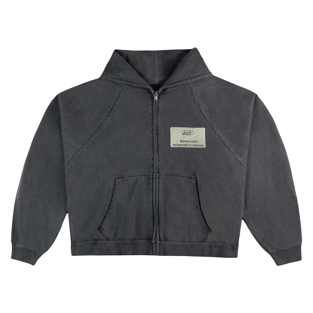 Buy Basketcase Gallery Ugly Zip Up Hoodie 'Vintage Black' - 12784