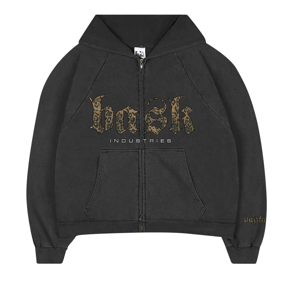 Buy Basketcase Gallery Industries Zip Up Hoodie 'Vintage Black