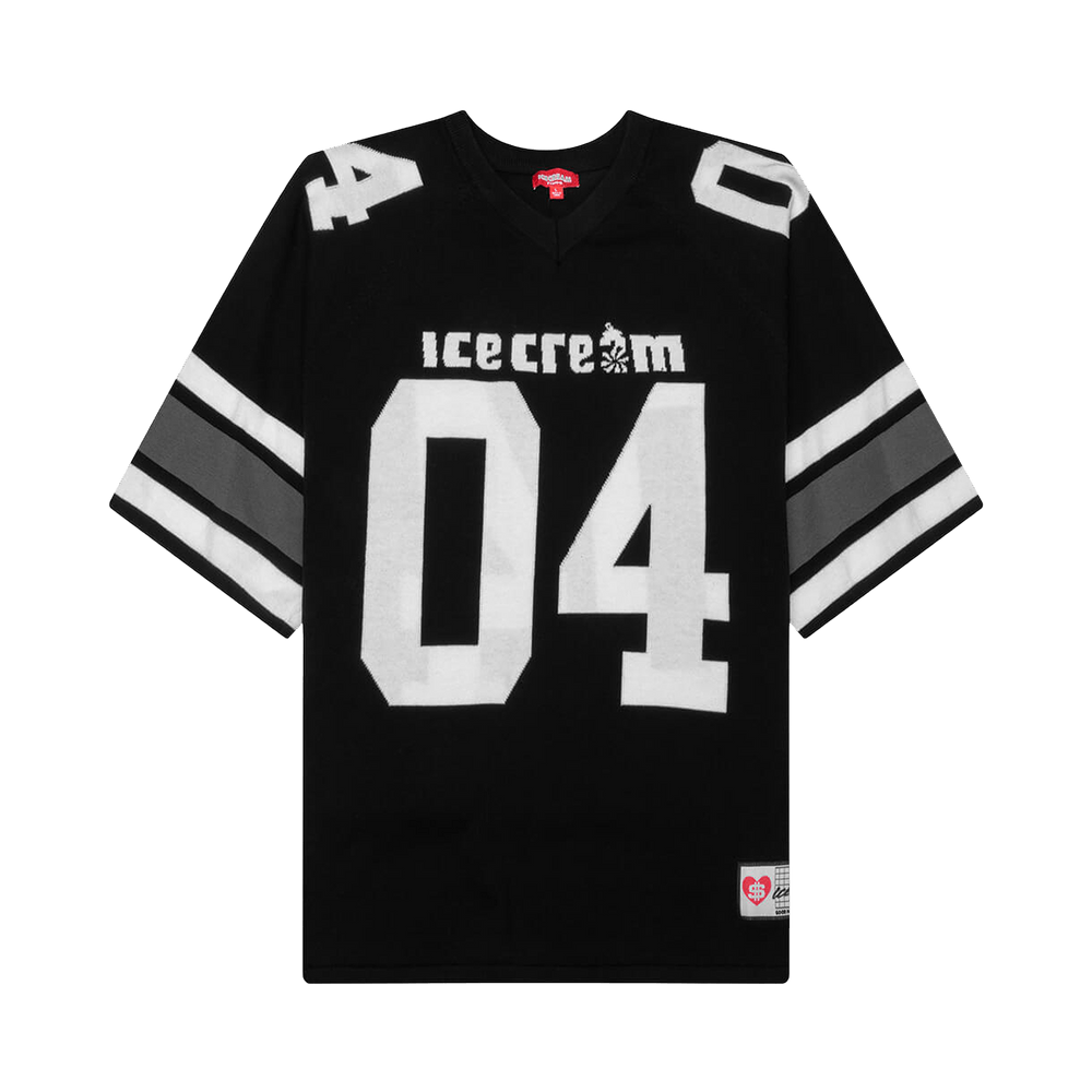 Buy Icecream Touch Down Short-Sleeve Sweater 'Black' - 451 8502