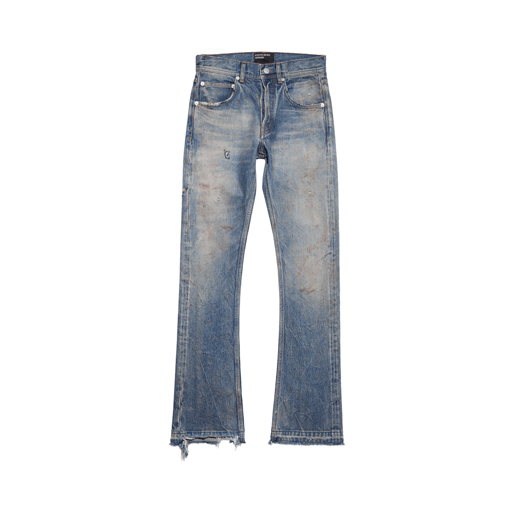Buy Enfants Riches Déprimés Elvis Texas Flare Jeans 'Antique Blue