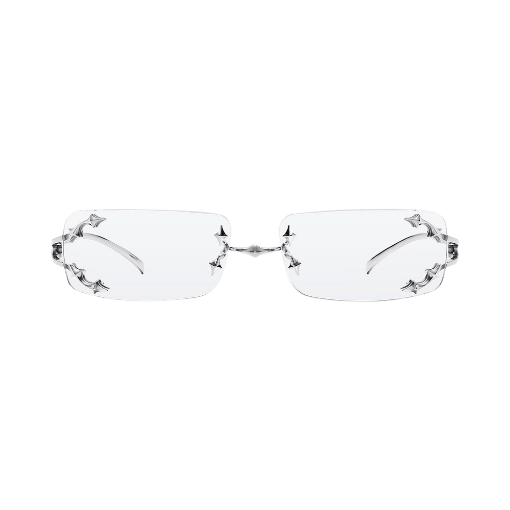Buy Gentle Monster Mosh 02 Glasses 'Silver' - MOSH 02 SILV | GOAT