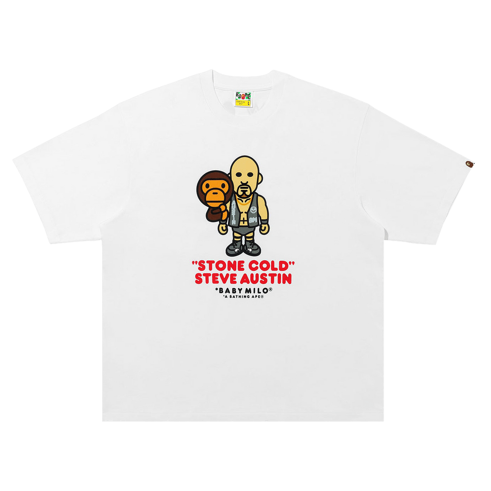 Buy BAPE x WWE Stone Cold Steve Austin Baby Milo Relaxed Fit Tee 