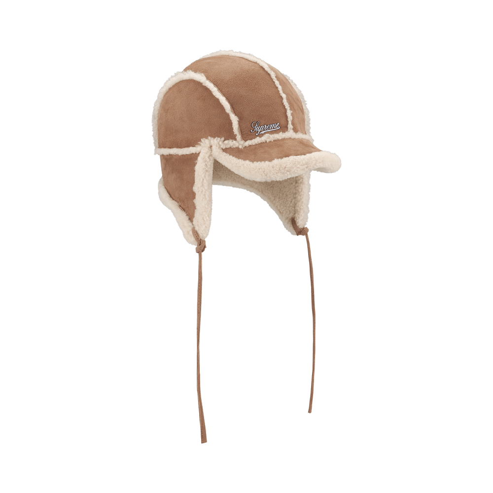 Buy Supreme Shearling Lined Earflap Cap 'Tan' - FW25H77 TAN | GOAT