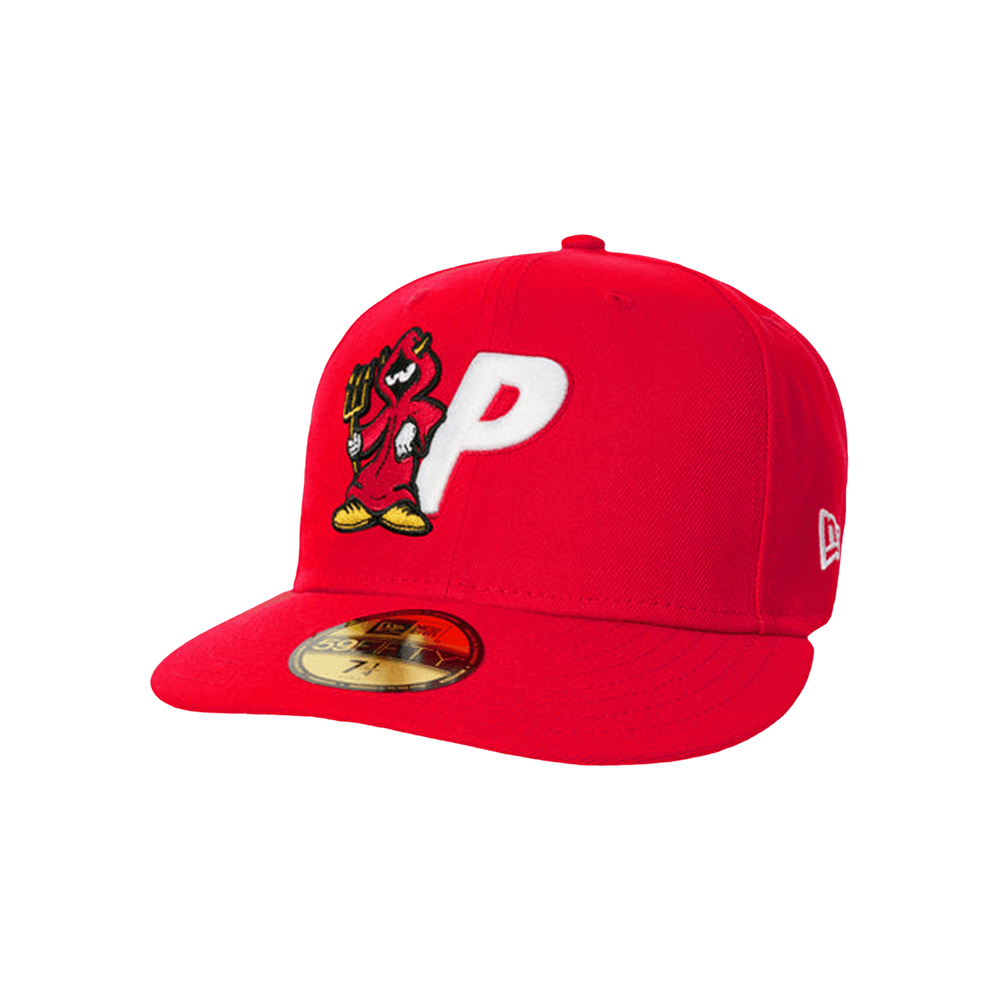 Buy Palace Right And Wrong P New Era 59FIFTY 'Red' - P29H143 | GOAT