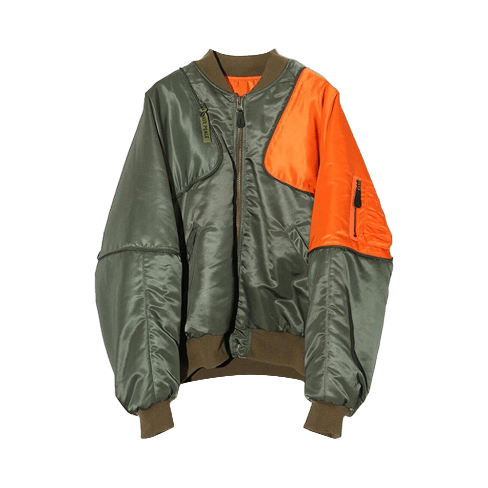 Buy Kapital MA 1 Nylon Sham Bomber Jacket 'Khaki' - EK 1680LJ KHAK