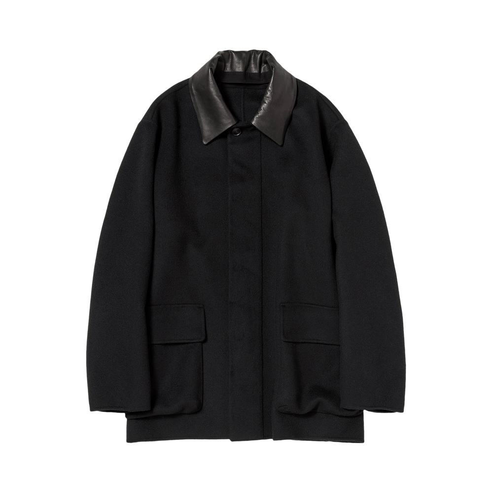 ジャケット・アウター EXCLUSIVE CASHMERE MELTON HAND SEWN COAT Auralee Cashmere Melton Hand Sewn Blouson | Olive | Canoe Club