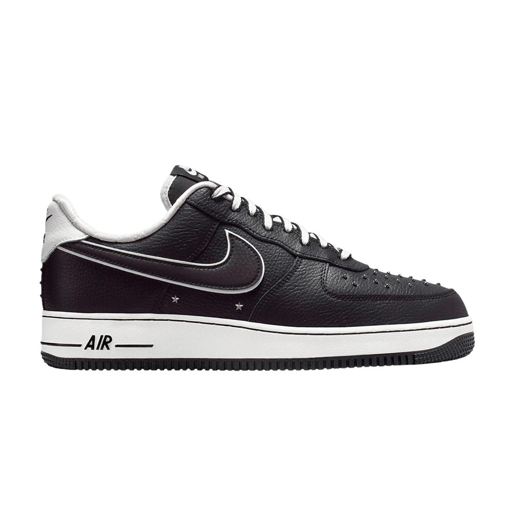 Buy Nike Air Force 1 '07 Premium 'Black White Metallic Dark Grey