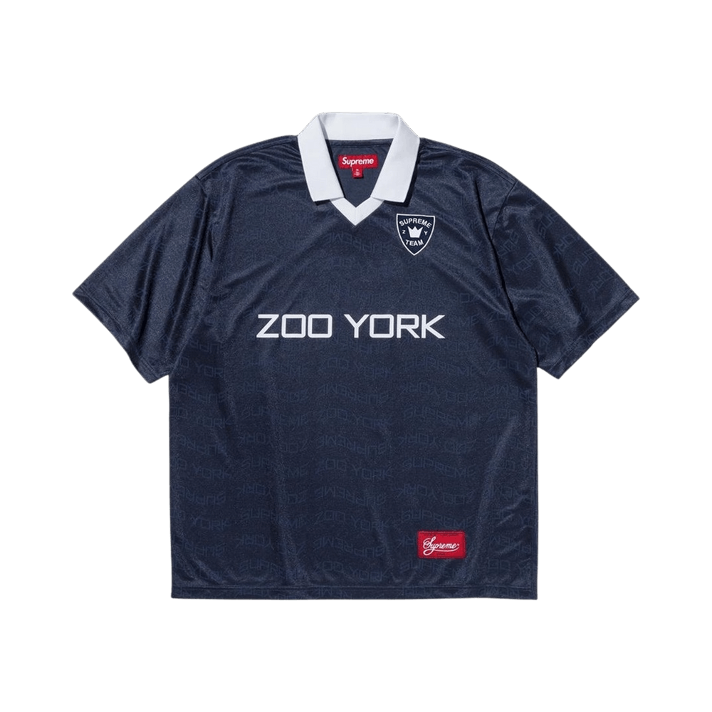 Buy Supreme x Zoo York Soccer Jersey 'Navy' - SS25KN84 NAVY | GOAT